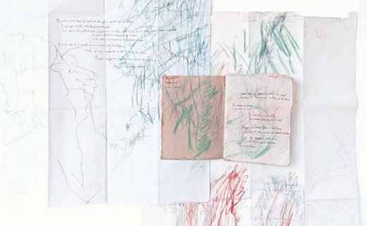 Photographie de l'oeuvre Cartes en Corps de Clarisse Guy 